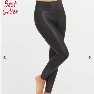 SPANX faux leather leggings